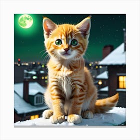 Gorgeous Ginger Cat Canvas Print
