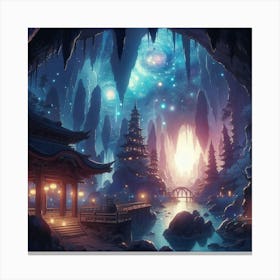 Chinese Cave Canvas Print
