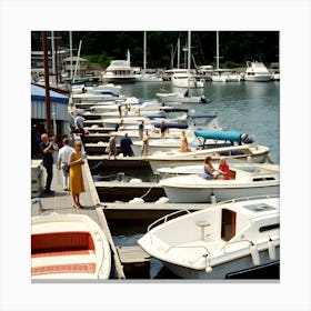 The Old Marina ~Reality Reimagined 28 Canvas Print