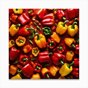 Colorful Peppers 97 Canvas Print