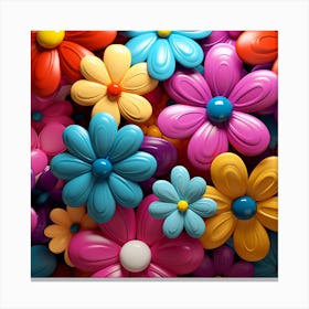 Colorful Flowers 30 Canvas Print