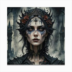 Gothic Beauty Canvas Print