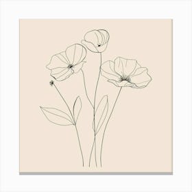 Poppies 55 Canvas Print