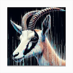 Creative Wild Animal Representation 85 Canvas Print