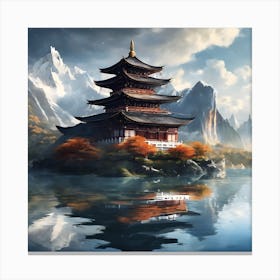 Chinese Pagoda Canvas Print