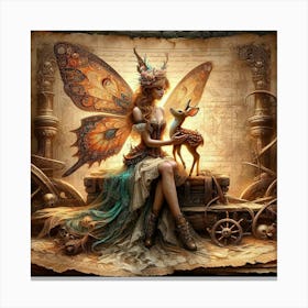 Steampunk Fairy Canvas Print