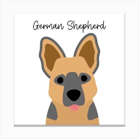 German Shepherd Canvas Print