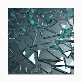Shattered Glass 27 Canvas Print