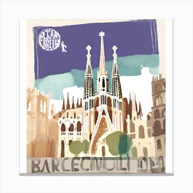 Barcelona Canvas Print