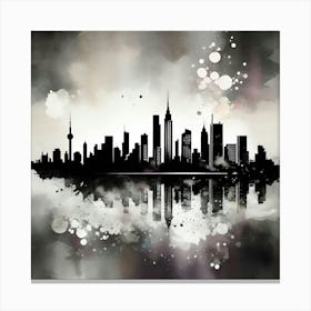 Berlin Skyline 3 Canvas Print