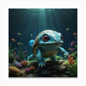 Pokemon Turtle 1 Canvas Print