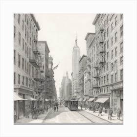 New York City Street Scene 5 Canvas Print