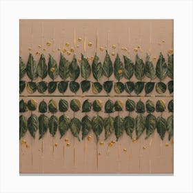 Leaves On A Wall Canvas Print