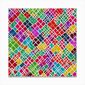 Colorful Squares Canvas Print