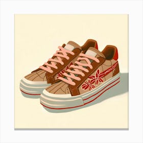 Hawaiian Sneakers Canvas Print