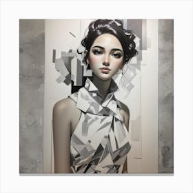 Asian Woman Canvas Print