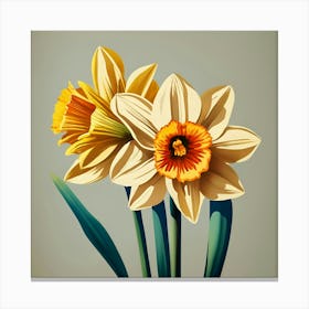 Daffodils 4 Canvas Print