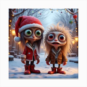 Santa'S Little Helpers 2 Canvas Print