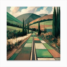 Road To Tuscany Canvas Print