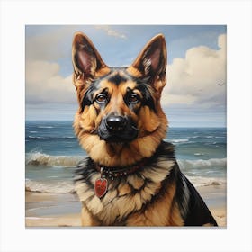 German Shepherd Dog Canvas Print
