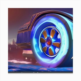 Fortnite Car Canvas Print