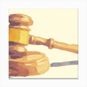 Gavel 1 Canvas Print