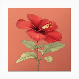 Hibiscus 1 Canvas Print