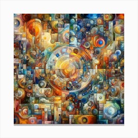 Abstract Painting Canvas Print