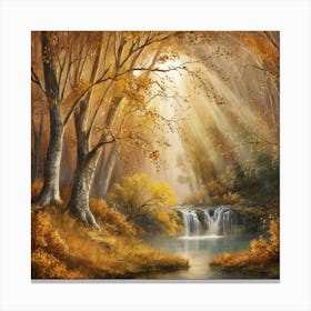 Autumn In The Forest 4 Canvas Print