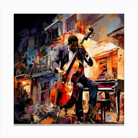 Jazz Musician 13 Canvas Print
