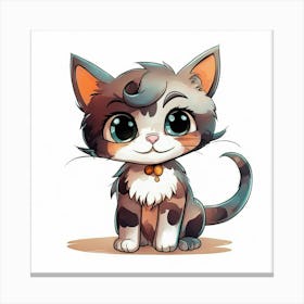 Cute Kitten 8 Canvas Print