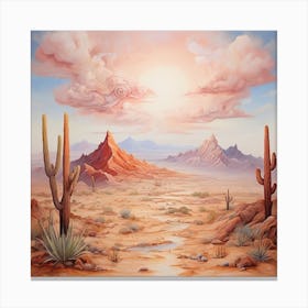 Desert Landscape 1 Canvas Print