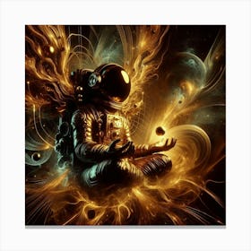 Space Meditation Canvas Print