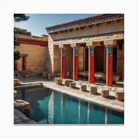 Roman Villa Canvas Print