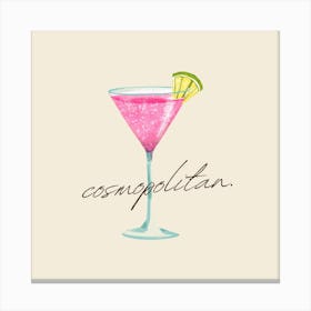 Cosmopolitan Square Canvas Print