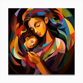 Mother And Child 5 Canvas Print