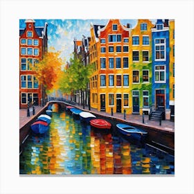 Amsterdam Canal 5 Canvas Print