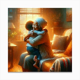 Blessed Grandchild Canvas Print