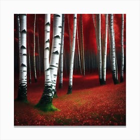 Birch Forest 3 Canvas Print