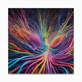 Colorful Brain 44 Canvas Print