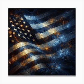 Usa Flag 3 Canvas Print