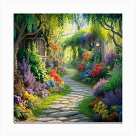 Garden Path 4 Canvas Print