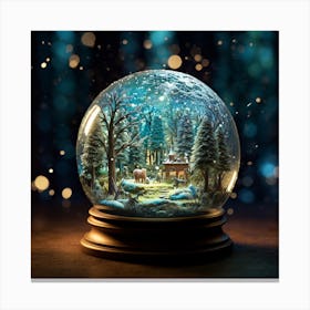 Snow Globe 6 Canvas Print