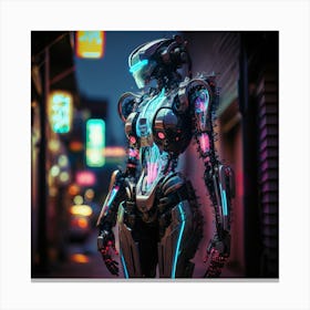 Futuristic Robot 1 Canvas Print