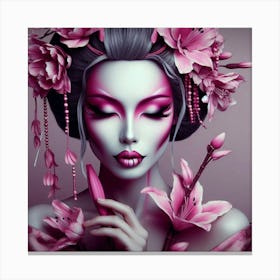 Geisha 210 Canvas Print