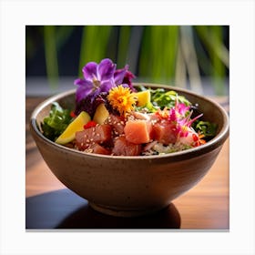 Ahi Tuna Salad Canvas Print