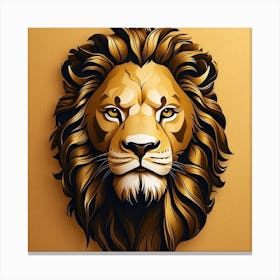 Lion Head Canvas Print