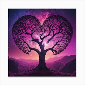Heart Tree 10 Canvas Print