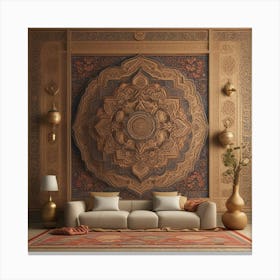 Mandala Wall Art Canvas Print