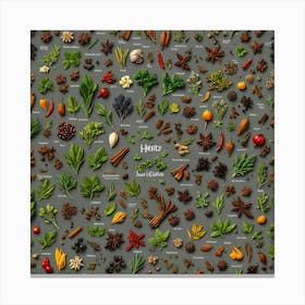 Herbs And Spices 6 Canvas Print